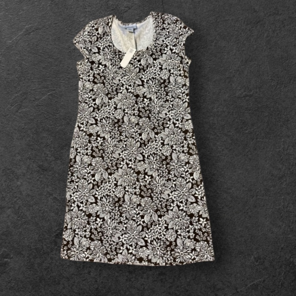 Ann Taylor LOFT NEW NWT women’s white brown dress dresses summer casual Sz SP S
